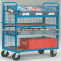 Electro Galvanized collapsible tall storage shelving on wheels with reasonable price in store(manufacturer)